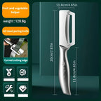 Stainless Steel Peeler Three-Piece Set, Including Wooden Handle And All-Steel Models